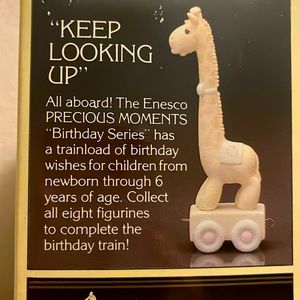 Precious Moments Birthday Series Keep looking up Giraffe Six Year Old new in box